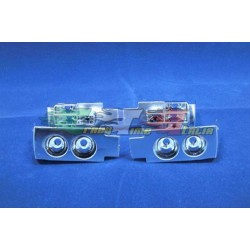 RICAMBI RALLY LEGENDS SET FARI CROMATI PER FIAT 131