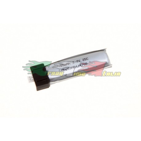 ROBITRONIC BATTERIA LIPO 3,7V 160mAh 1S 25C MCX - MSR - MSRX - NANO CPX