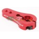 SQUADRETTA SERVO 24T FUTABA ALLUMINIO ROSSO