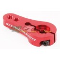 SQUADRETTA SERVO 24T FUTABA ALLUMINIO ROSSO
