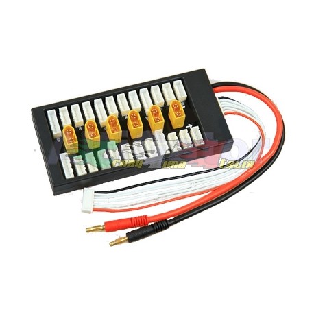 BASETTA MULTI CARICA PER 6 BATTERIE LIPO ATTACCO XT60