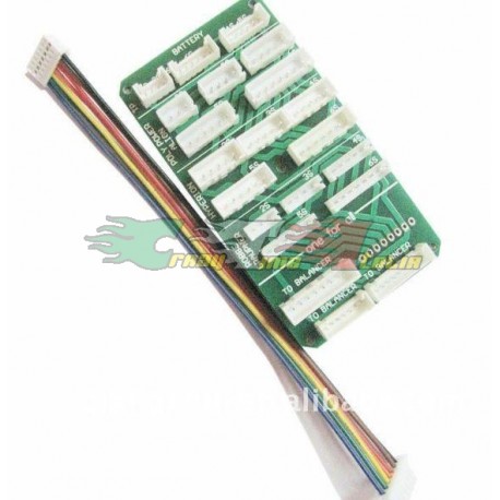 Basetta multicollegamento per caricabatterie o bilanciatori