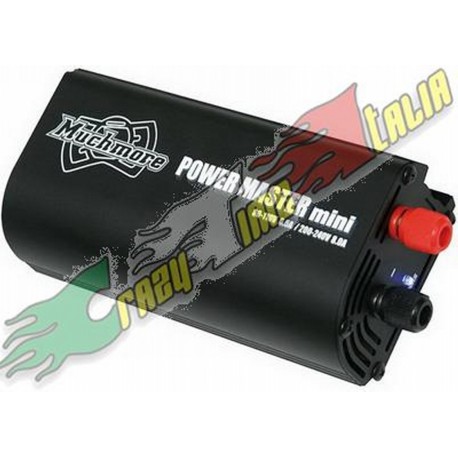 TRASFORMATORE DA CAMPO 220V 12V 7AMPERE NERO