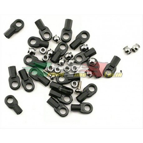 TRAXXAS 1942 - ROD ENDS (16LUNGHI/4CORTI) HOLLOW BALL CONNECTORS (18) BALL SCREWS(2)