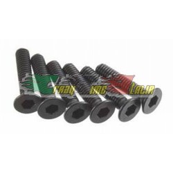 TRAXXAS 2526 - VITI 2,5 X 12 TESTA PIATTA (6PZ)