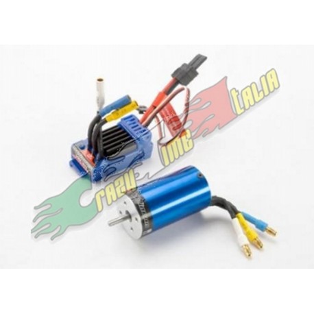 TRAXXAS 3370 - KIT BRUSHLESS VXL-3M IPERMEABILE PER 1/16 TRAXXAS