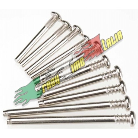 TRAXXAS 3640 - SET DI VITI DI SOSPENSIONE IN ACCIAIO PER STAMPEDE, RUSTLER BANDIT