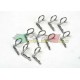 TRAXXAS 3935 - CLIP PER CARROZZERIA 1/10 PIEGATE A 90°