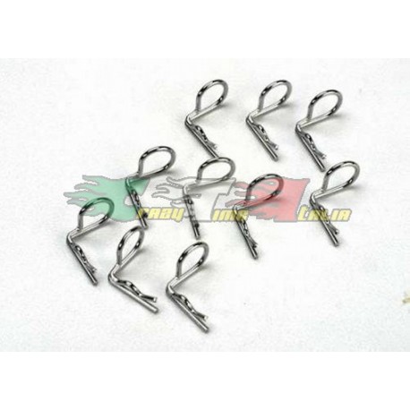 TRAXXAS 3935 - CLIP PER CARROZZERIA 1/10 PIEGATE A 90°