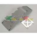 TRAXXAS 4937A - SKIDPLATE ANTERIORE IN PLASTICA + PIASTRA IN ACCIAIO INOX PER T-MAXX