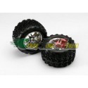 TRAXXAS 5174R - COPPIA GOMME TRAXXAS ASSEMBLATE CON CERCHIO