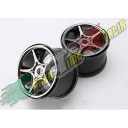 TRAXXAS 5372X - CERCHI GEMINI CROMATI TASCINATORE 17mm (2PZ)