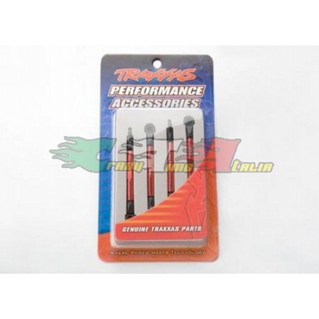 TRAXXAS 7038X - TIRANTI CONVERGENZA IN ALLUMINIO ANODIZZATO ROSSO PER 1/16