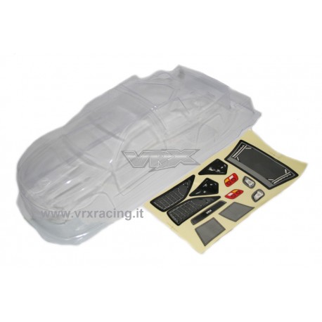 VRX - CARROZZERIA TRASPARENTE+ADESIVI AUTO 1/10 OFF-ROAD