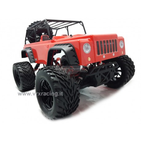 VRX AUTOMODELLO ELETTRICO JEEP MONSTER 1/10