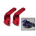 TRAXXAS 3652X - PORTAMOZZI POST. ALLUMINIO ROSSO RUSTLER