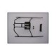 ATTACCO BATTERIA RICAMBIO PER MINI ELICOTTERO MONSTERTRONIC MT100