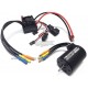Combo Rocket motore 3650 1650KV + Esc 60A Brushless Rocket Waterproof (diametro albero da 3.17mm)