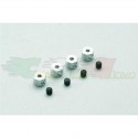 COLLARINI ALLUMINIO 4mm CON GRANI (4PZ)