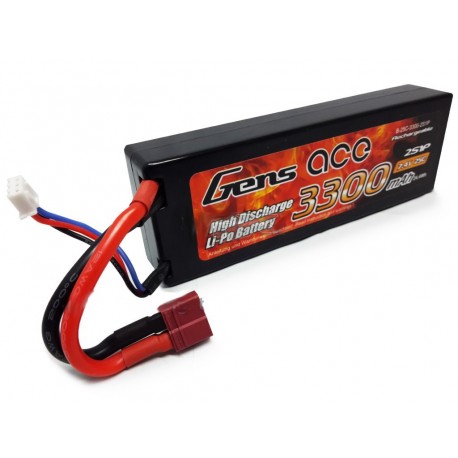 BATTERIA LIPO 3300mAh 7,4V 25C