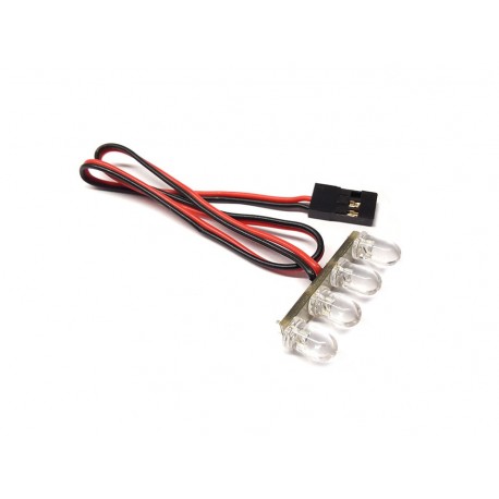 Kit luci composto da 4 LED ROSSI attacco JST