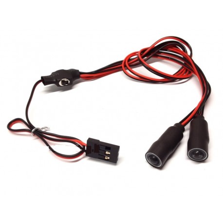 COPPIA LED OCCHI D'ANGELO ROSSI E BIANCHI