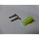 CONNETTORI MINI TAMIYA CON SPINETTE ORO MASCHIO (4PZ)