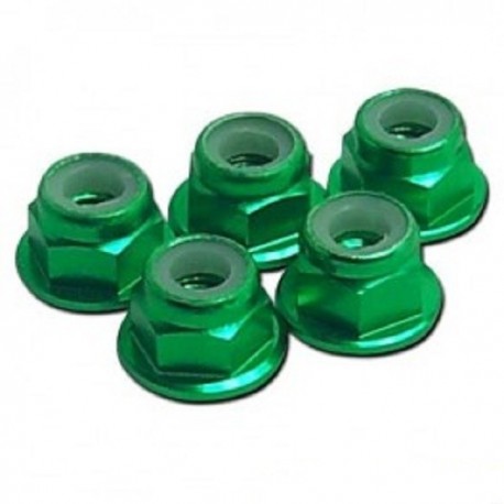 DYS Fire - Dadi M5 in alluminio per motore Colore Verde (5pz)