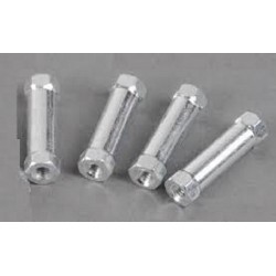 Albero porta elica diam. M5 interasse fori motori 12mm altezza totale 20mm