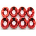 RONDELLE SVASATE ALLUMINIO ROSSO 3mm