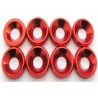 RONDELLE SVASATE ALLUMINIO ROSSO 3mm