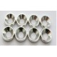 RONDELLE SVASATE ALLUMINIO ARGENTO 3mm