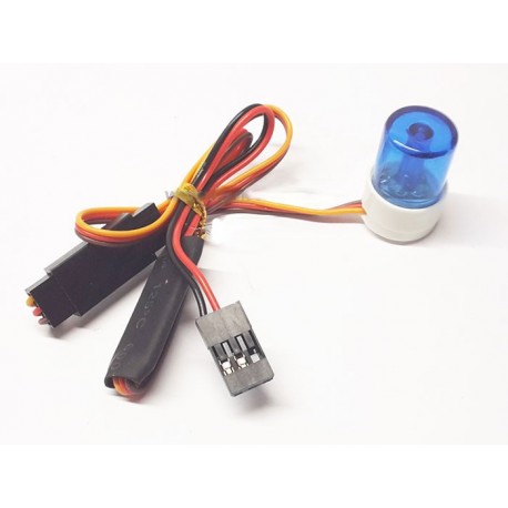 LAMPEGGIANTE LED BLU EFFETTO ROTAZIONE