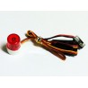 HIMOTO - LAMPEGGIANTE LED ROSSO EFFETTO ROTAZIONE