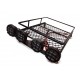 HIMOTO - Portabagagli in metallo per crawler 1/10 1/8 con 4 led luce bianca
