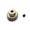 Pignone Rocket 42DP modulo 0.6 21T in alluminio 7075 rivestito in titanio foro da 3.175mm