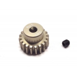 Pignone Rocket 42DP modulo 0.6 20T in alluminio 7075 rivestito in titanio foro da 3.175mm
