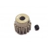 Pignone Rocket 42DP modulo 0.6 16T in alluminio 7075 rivestito in titanio foro da 3.175mm