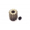Pignone Rocket 42DP modulo 0.6 13T in alluminio 7075 rivestito in titanio foro da 3.175mm