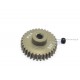 Pignone Rocket 42DP in alluminio 7075 rivestito in titanio 33t modulo 0.6