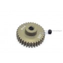 Pignone Rocket 42DP in alluminio 7075 rivestito in titanio 33t modulo 0.6