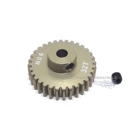 Pignone Rocket 42DP in alluminio 7075 rivestito in titanio 32t modulo 0.6