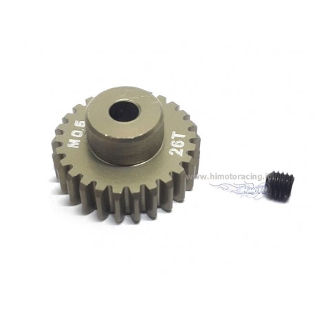 Pignone Rocket 42DP in alluminio 7075 rivestito in titanio 26t modulo 0.6