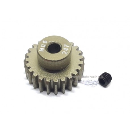 Pignone Rocket 42DP in alluminio 7075 rivestito in titanio 24t modulo 0.6