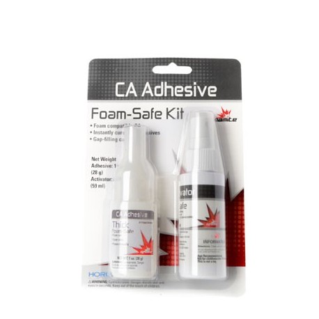 Dynamite DYNK0045 - Foam Safe CA 1 oz/Activator, 2 oz. Combo Pack