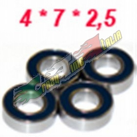 CUSCINETTO 4X7X2,5 APERTO SCHERMI IN PLASTICA (1)