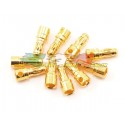 CONNETTORI DORATI 3,5MM SOLO MASCHIO (5PZ)