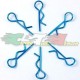 CLIP FERMO CARROZZERIA MEDI COLORE BLU (10PZ)