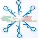 CLIP FERMO CARROZZERIA MEDI COLORE BLU (10PZ)