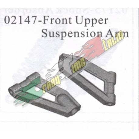 BRACCETTI ANTERIORI SUPERIORI HSP ON-ROAD 1/10 NITRO